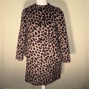 NWT, Anne Taylor, Leopard Jacket and Skirt Suit